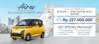 Wuling Air ev Resmi Launching di Kota Batam