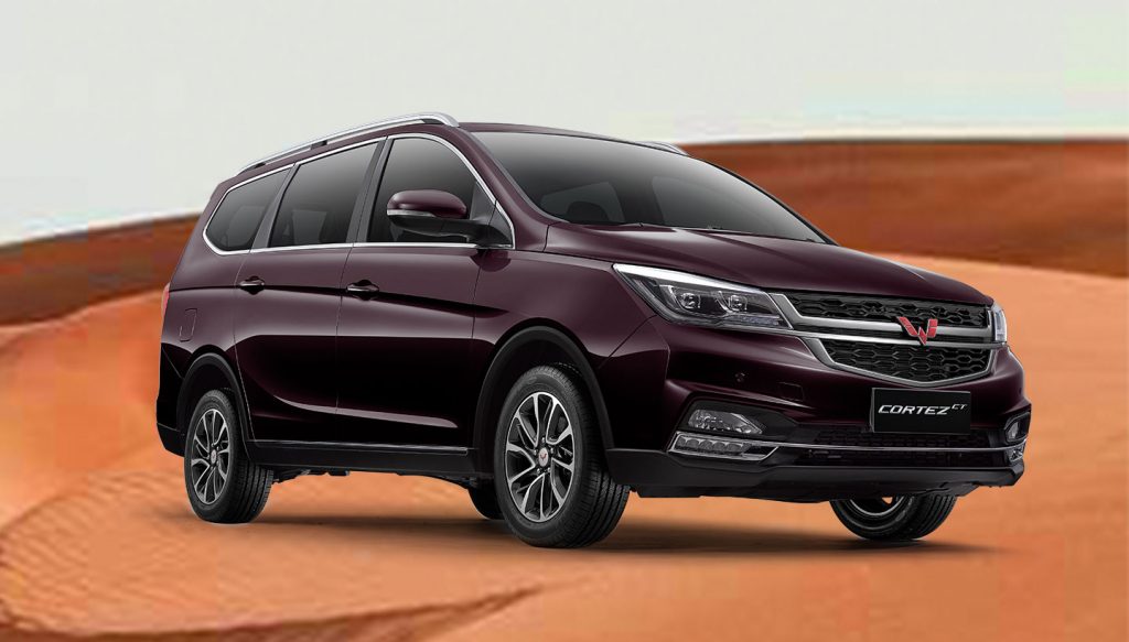 Wuling Cortez Warna Merah Maroon