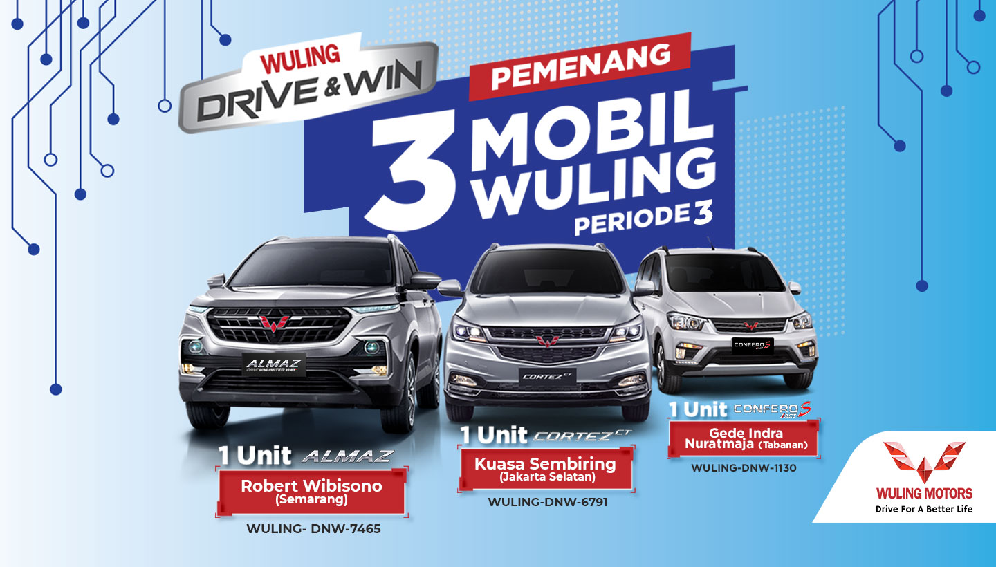 Image Wuling Announced The Third Period ‘Drive & Win’ Program Winners