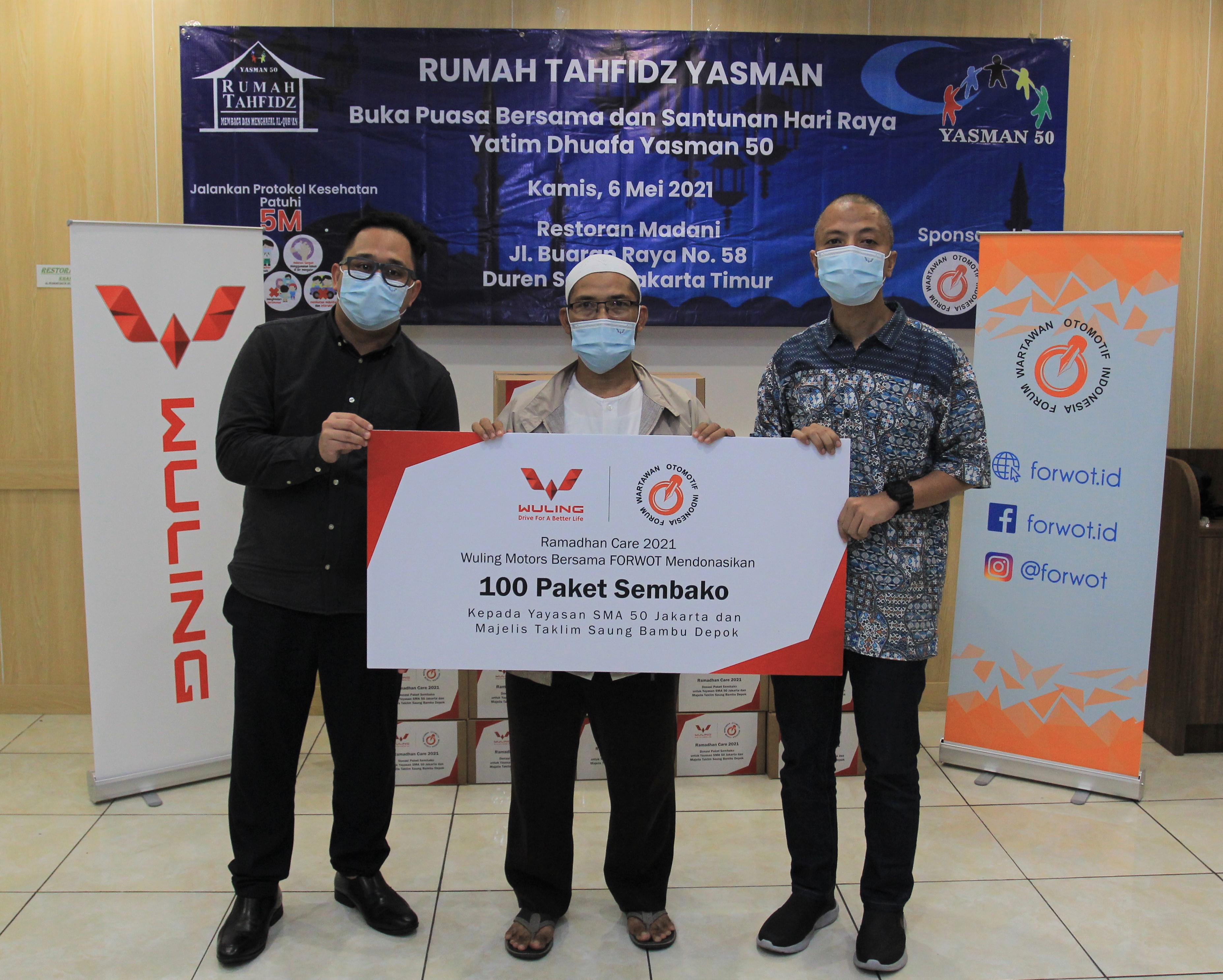 Image Wuling Motors Collaborates with FORWOT in Ramadhan Care 2021