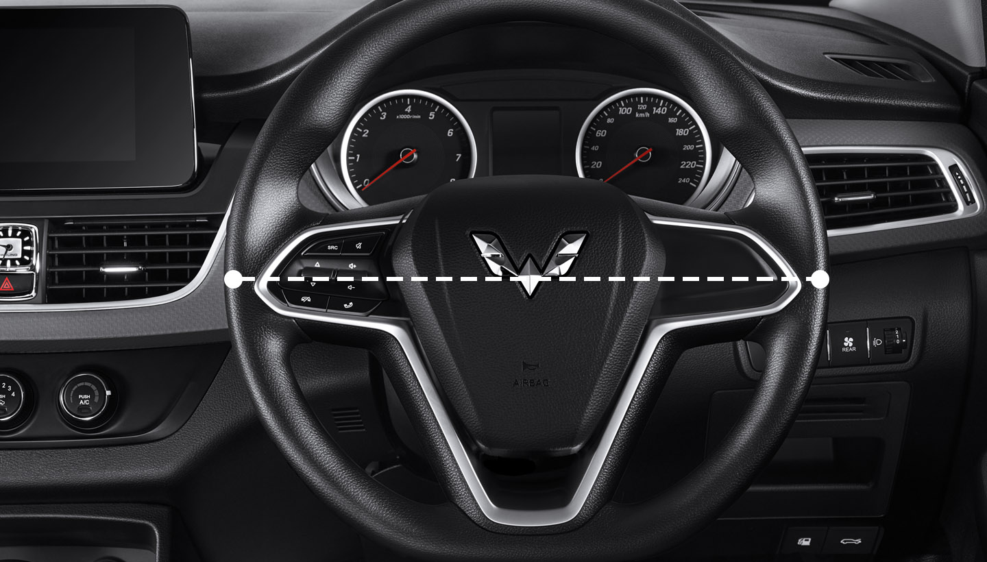 Why Car Steering Wheel Sizes Differ? Wuling