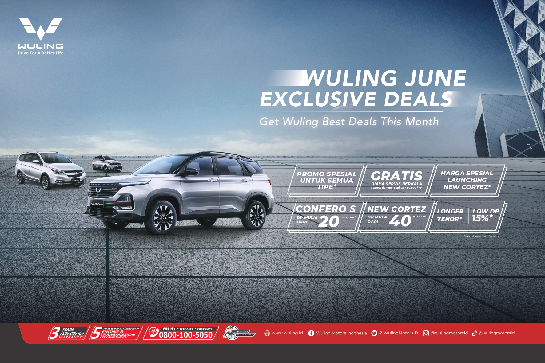 Image Wuling Hadirkan Promo Spesial ‘Wuling June Exclusive Deals’ di Pertengahan Tahun
